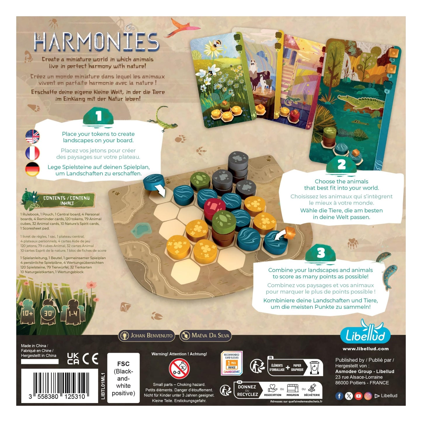 Harmonies Board Game - Create Oneiric Landscapes! Strategic & Poetic Gameplay