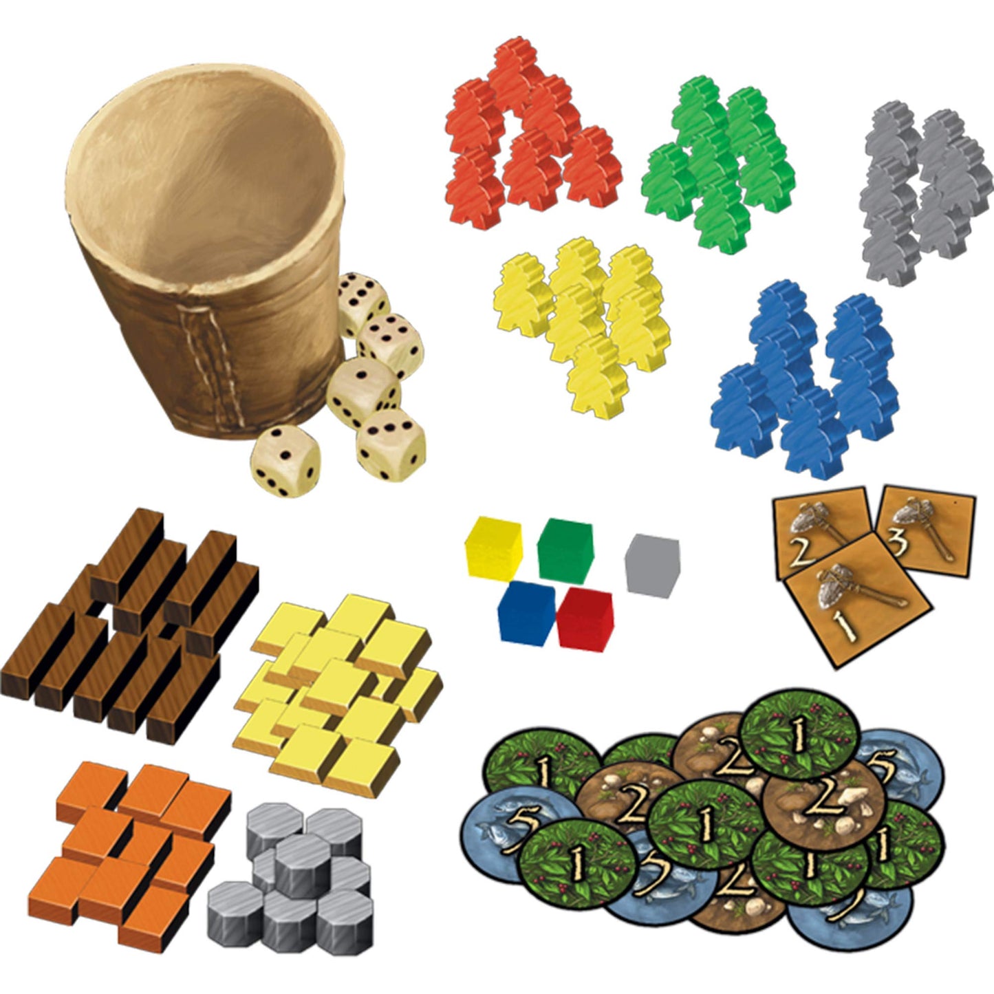 Stone Age Board Game Engaging Worker Placement Strategy for Civilization Building