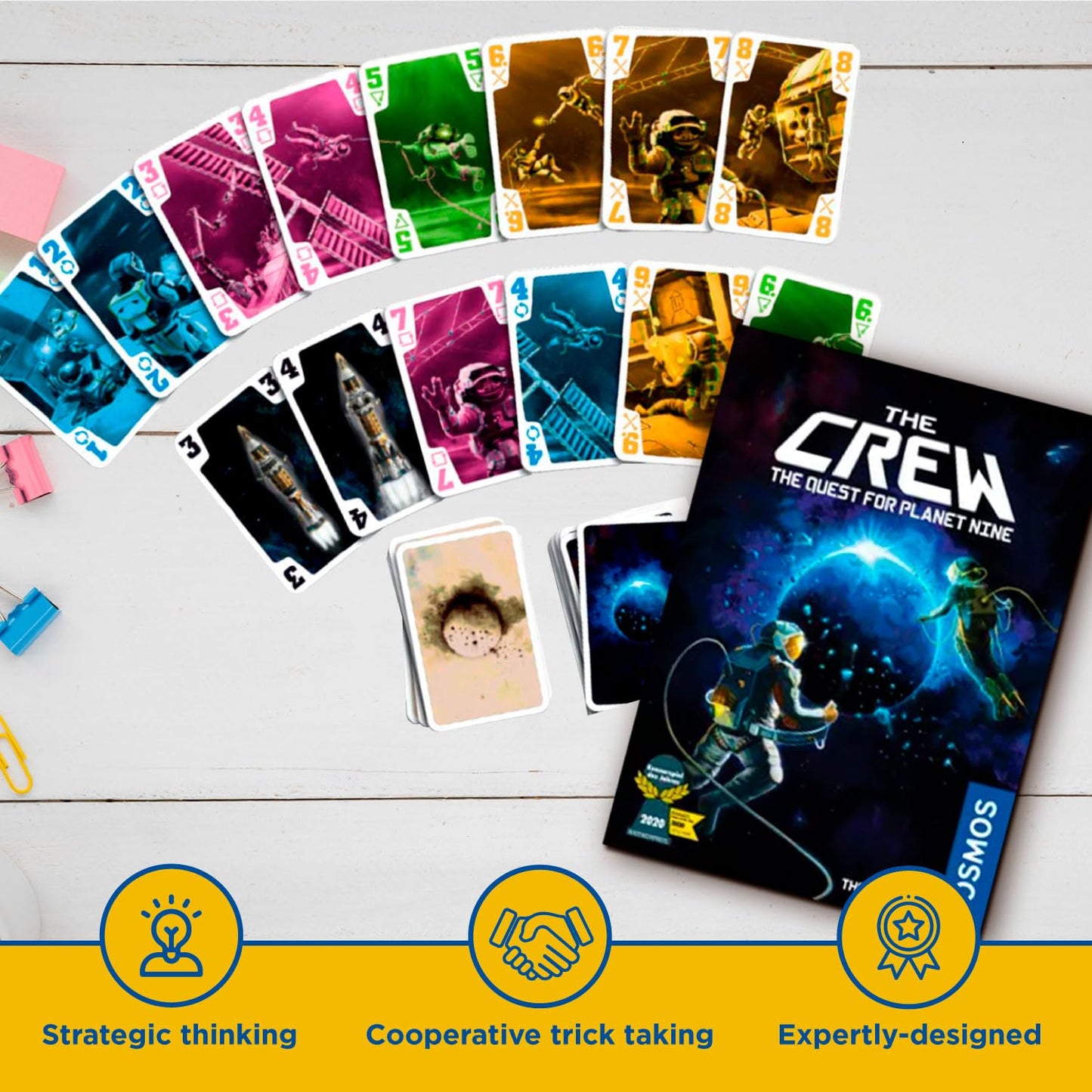 Thames & Kosmos The Crew Quest for Planet Nine Card Game