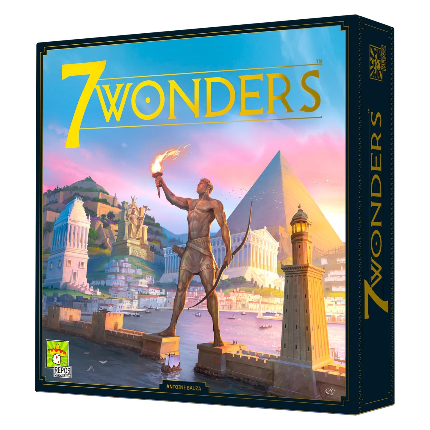 Repos Production Asmodee 7 Wonders Board Game - Lead Your Civilization to Prosperity New Edition