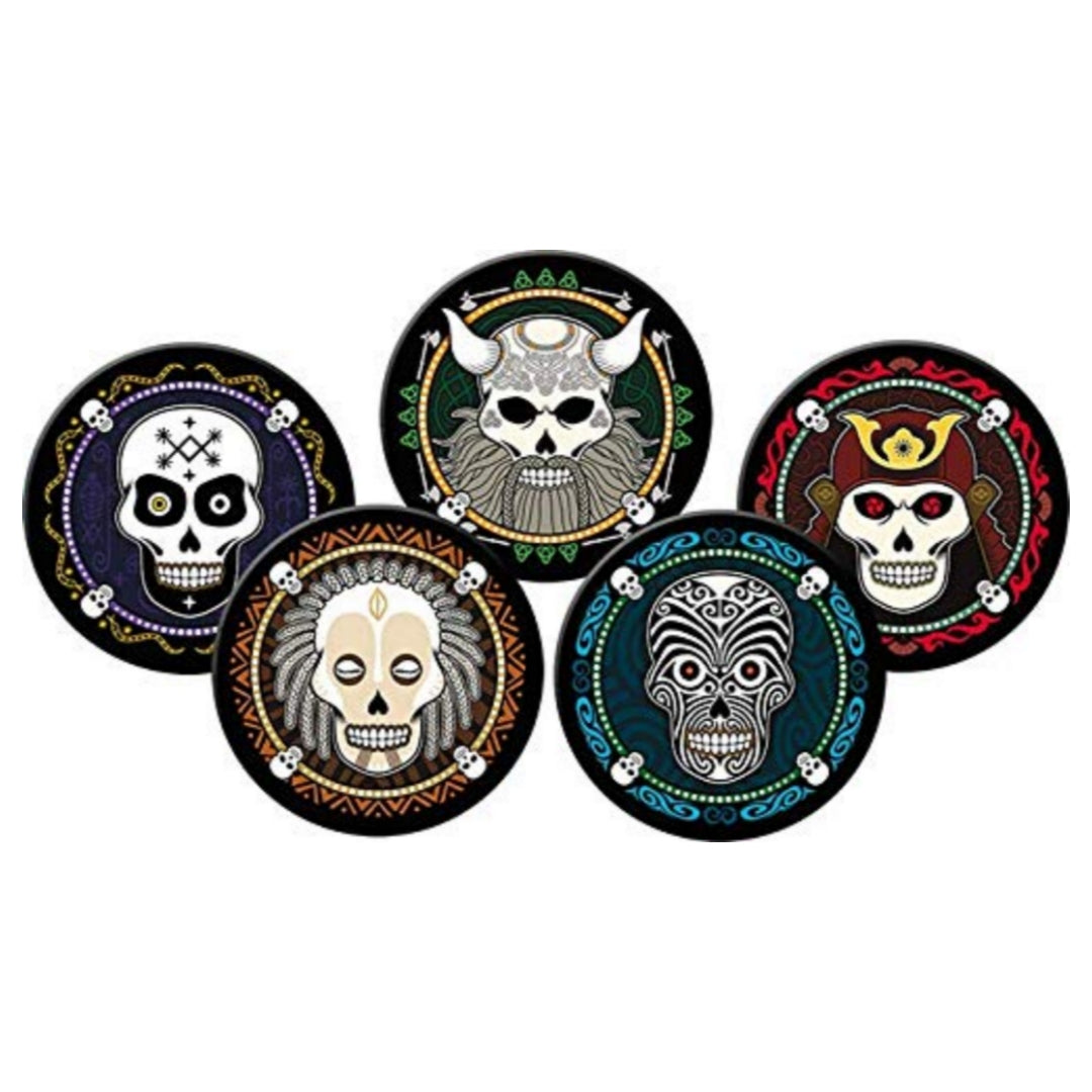 Skull Party Game - Bluffing and Strategy Board Game