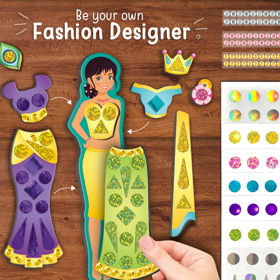 Imagimake DIY Magnetic Dress-Up Indian Princess