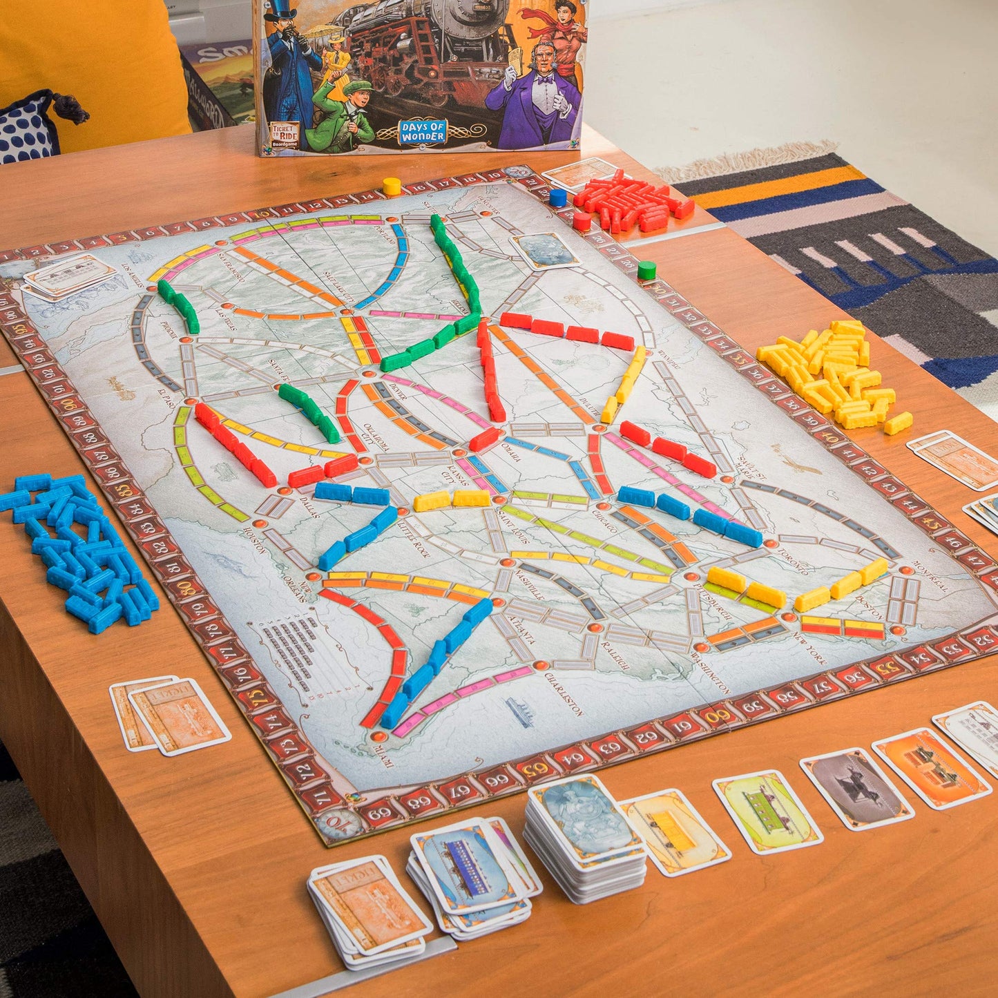 Ticket to Ride Board Game A Cross-Country Train Adventure
