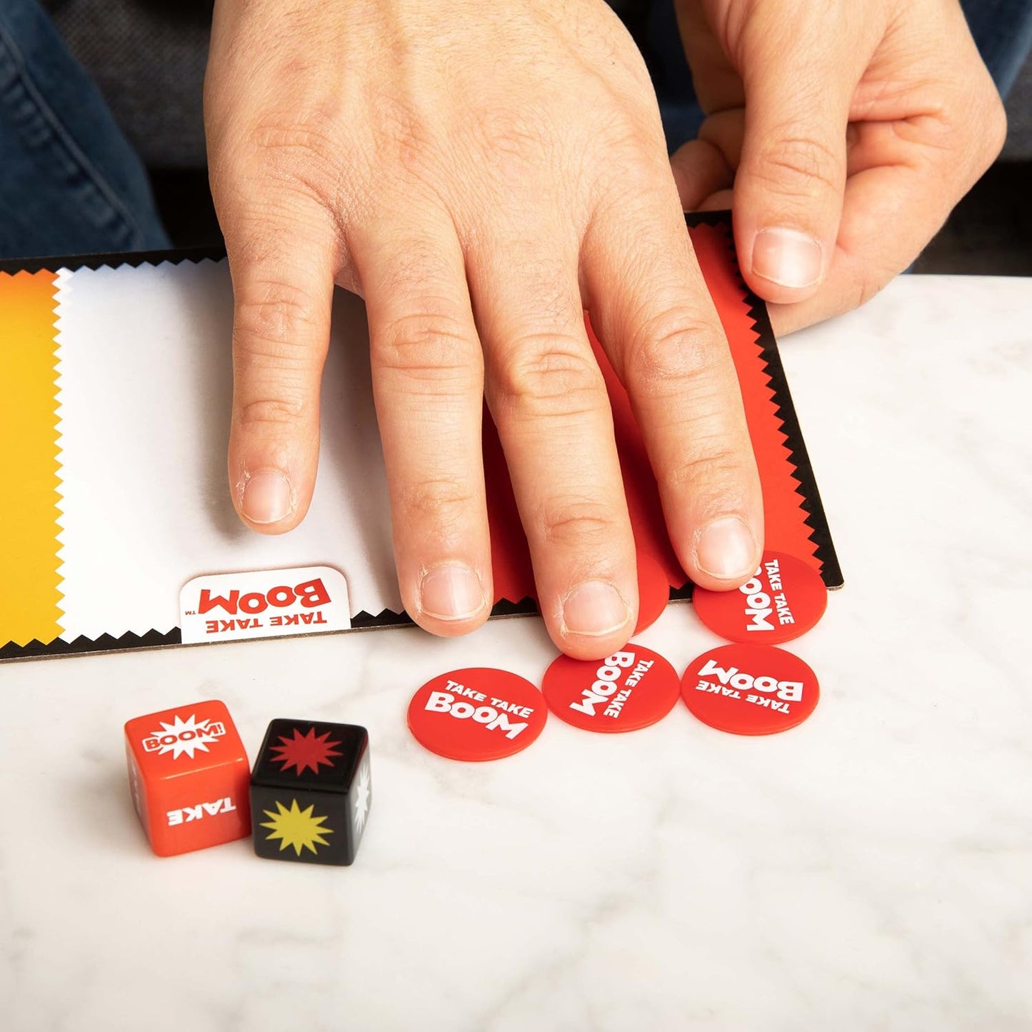 Take Take Boom The High Risk High Reward Family Dice Game by What Do You Meme?