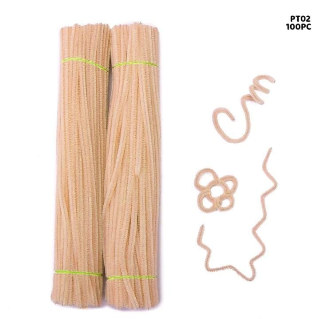 Pipe Cleaner Plain 100 Pc's Single Shades