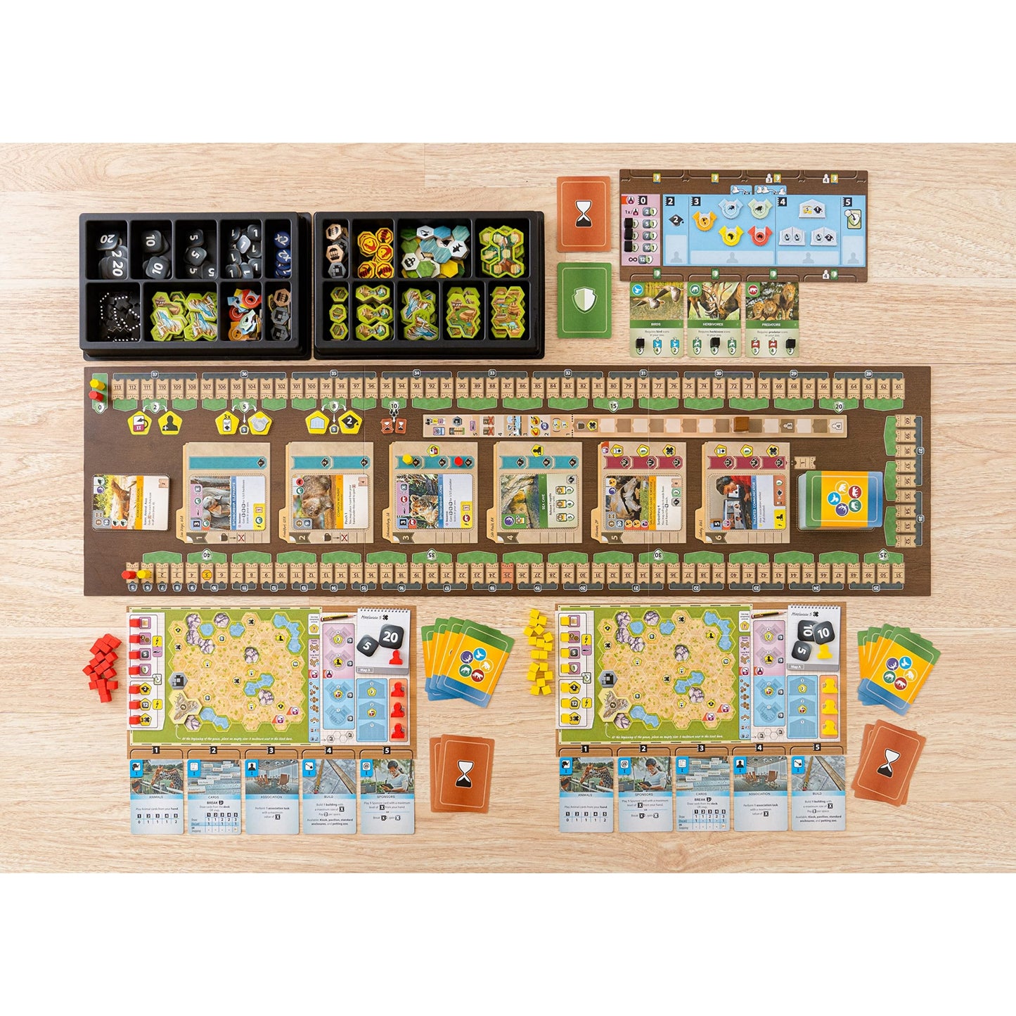 Capstone Games Ark Nova Card Drafting Hand Management Strategy Board Game