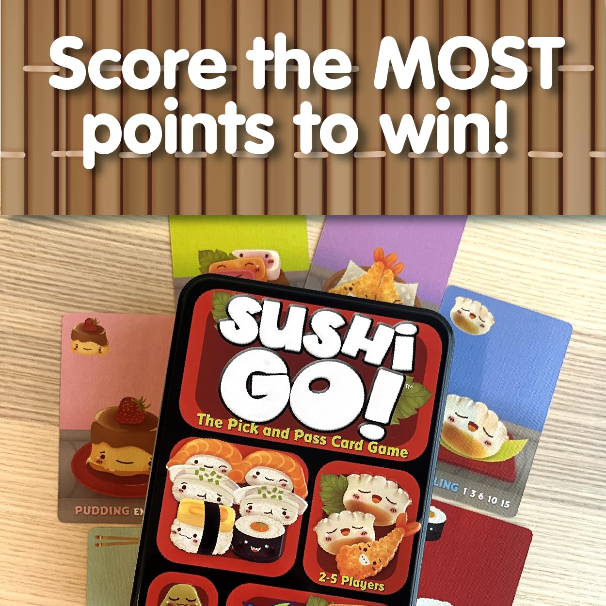 Sushi Go - The Pick and Pass family Card Game