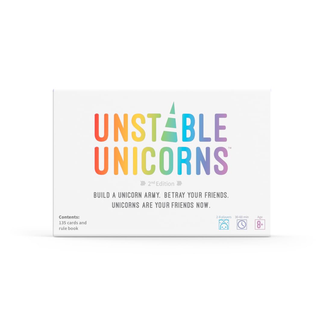 Unstable Unicorns Base Game Competitive Award Winning Card Game