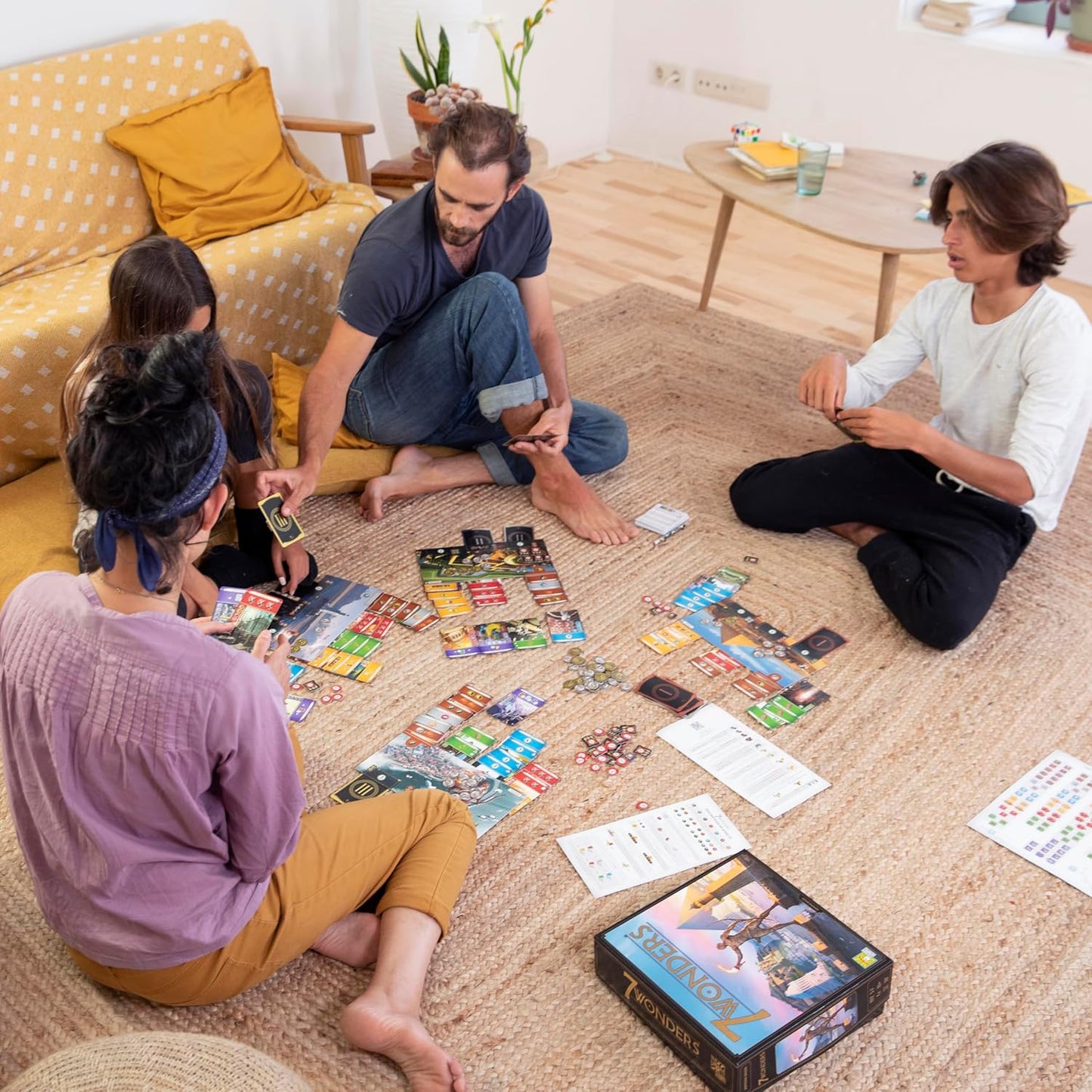 Repos Production Asmodee 7 Wonders Board Game - Lead Your Civilization to Prosperity New Edition