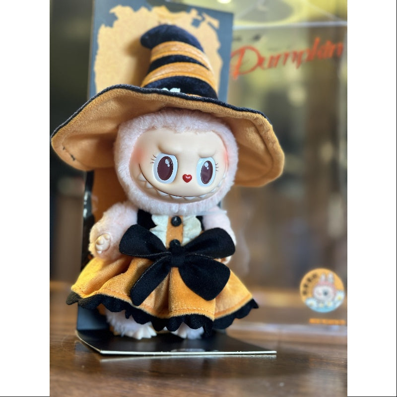 Pop Mart Labubu Magic of Pumpkin Mokoko (Pop Land Exclusive) Vinyl Plush Pendant Original