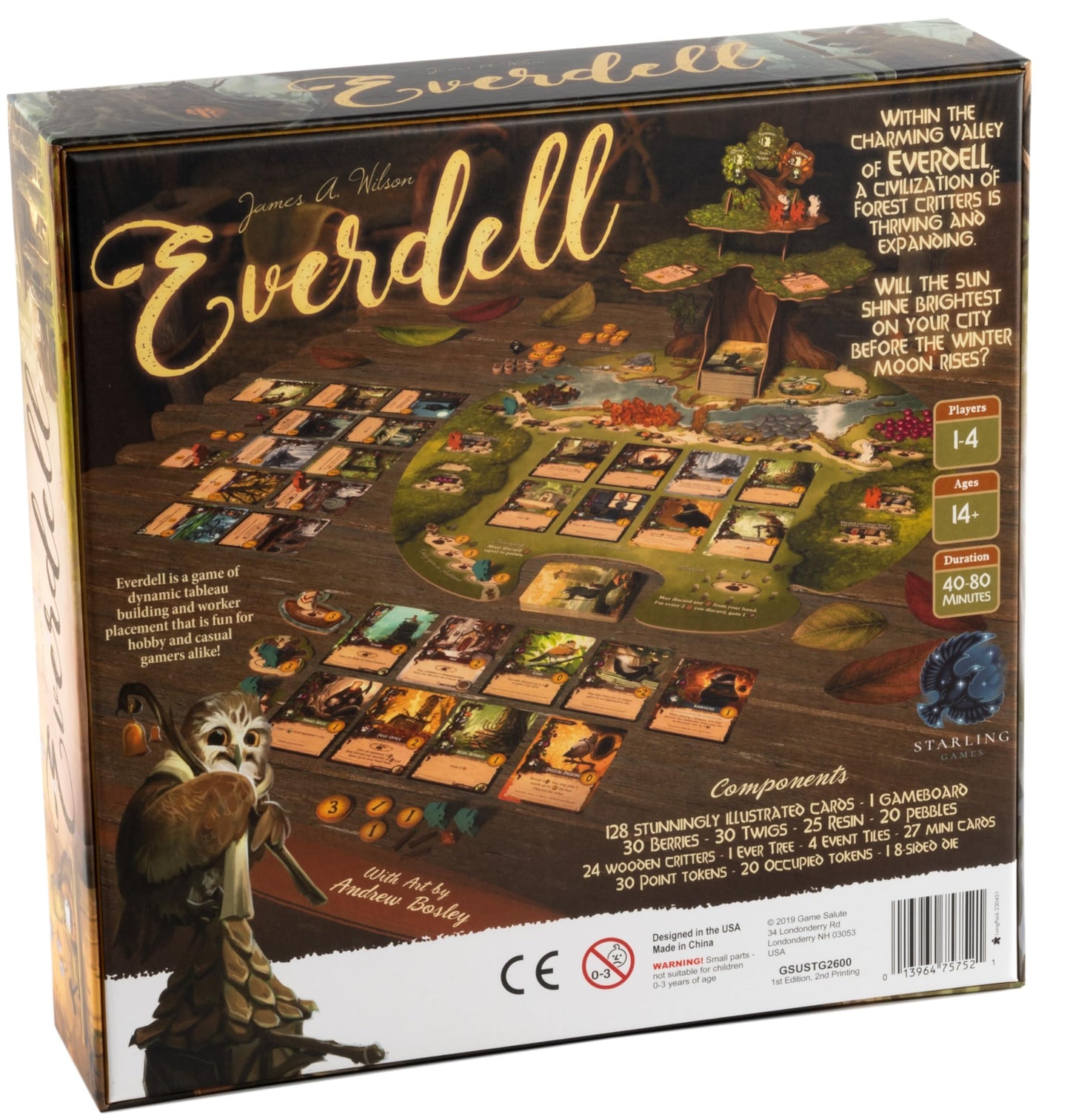 Everdell Board Game Where You Build a Woodland City Full of Adorable Critters