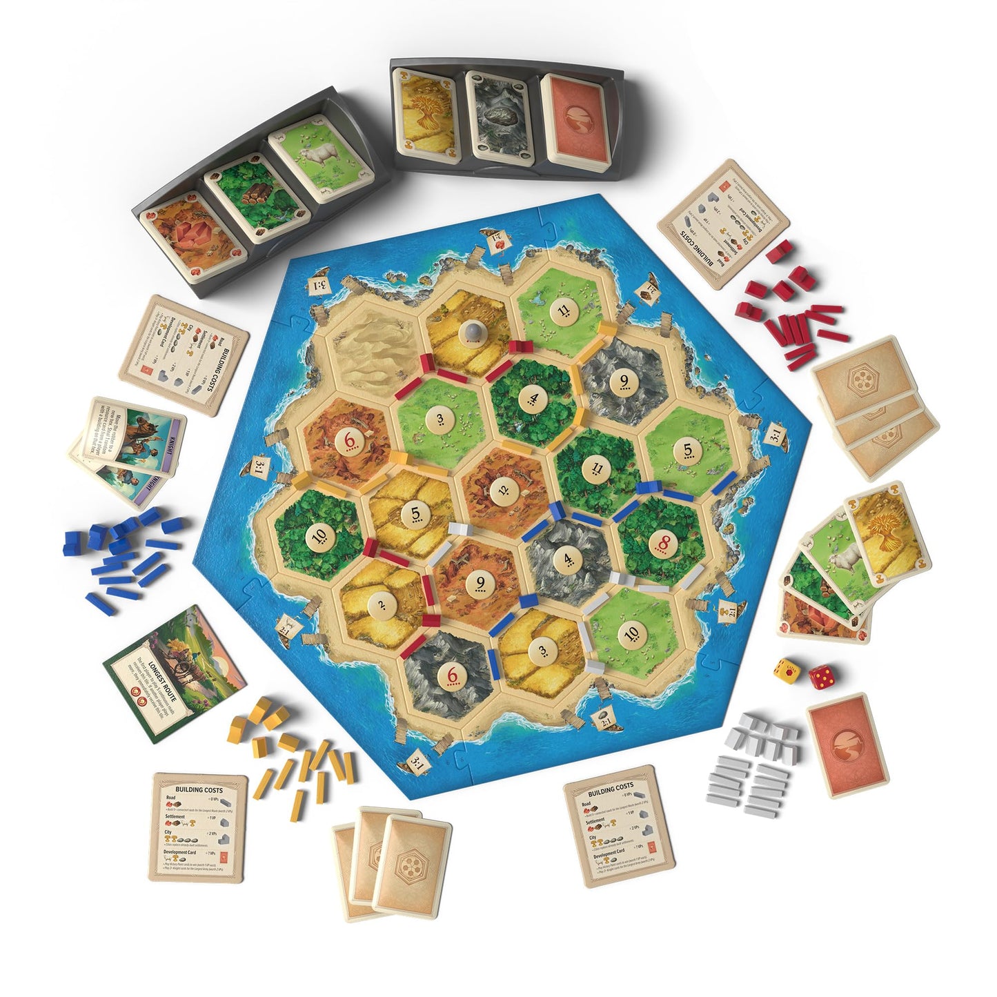 Catan Trade Build Settle Board Game 6th Edition