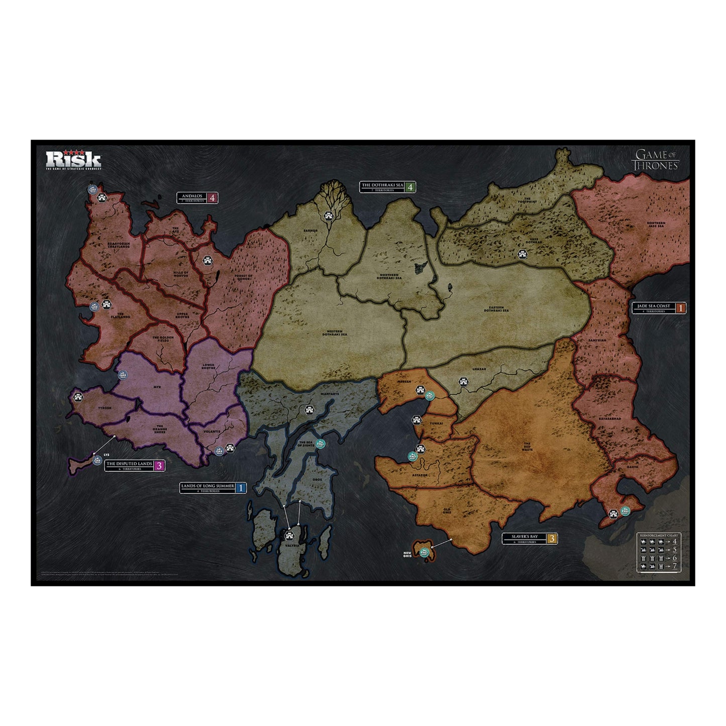 USAOPOLY Risk Game of Thrones Strategy Board Game
