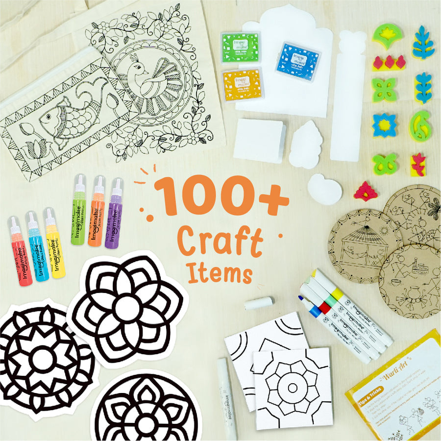 Imagimake Learn Indian Art Forms Arts and Craft DIY Kit