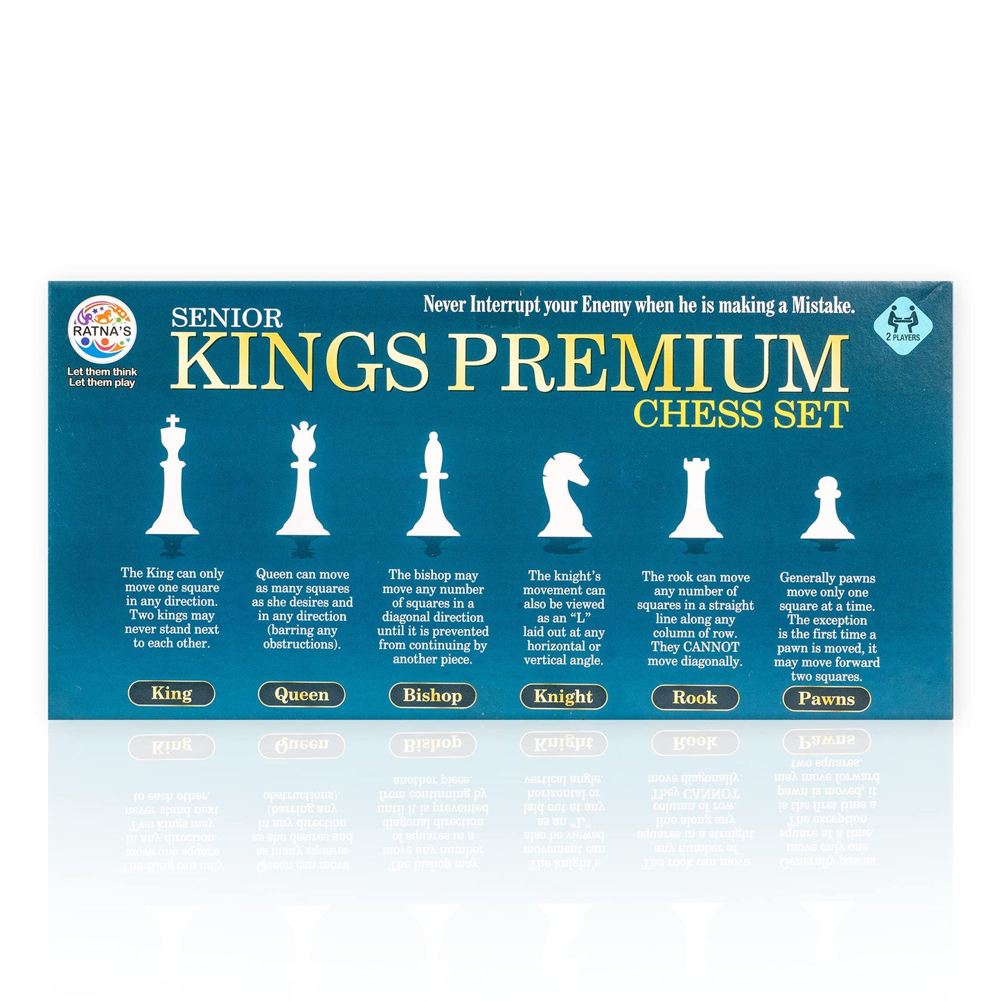 Ratna's Senior Kings Premium Chess Board Set