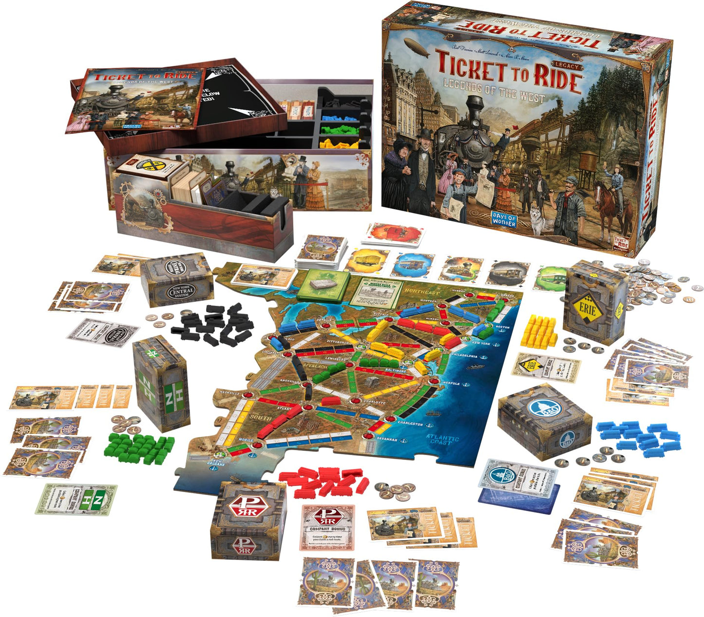 Asmodee Ticket to Ride Legacy Legends of The West Board Game