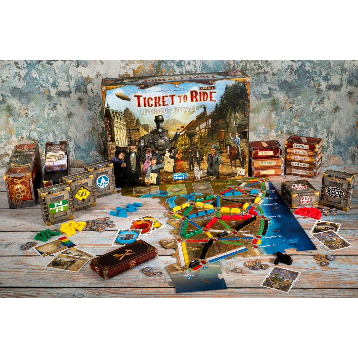 Asmodee Ticket to Ride Legacy Legends of The West Board Game