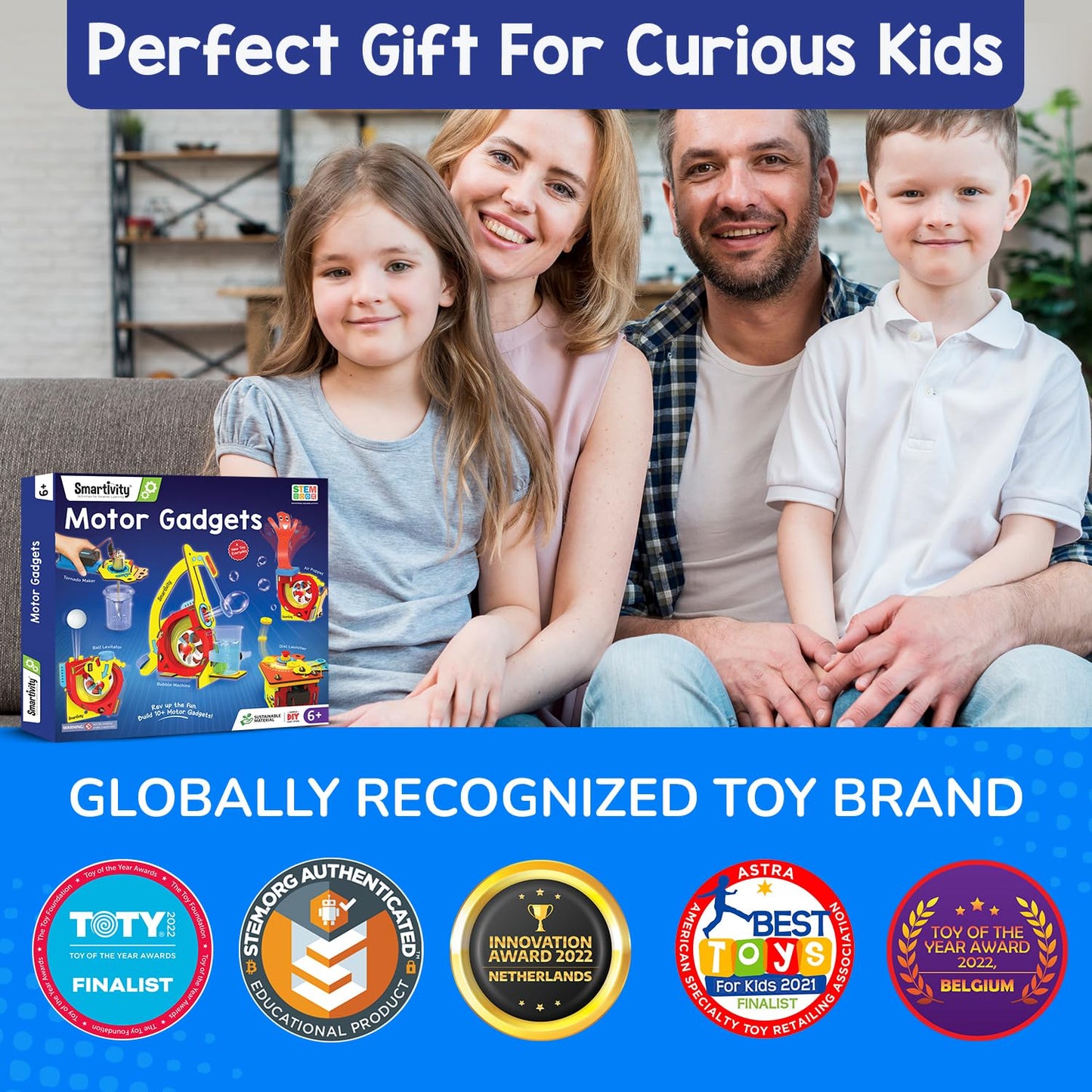 Smartivity Motor Gadgets 6 - 14 years DIY STEM Construction Toy
