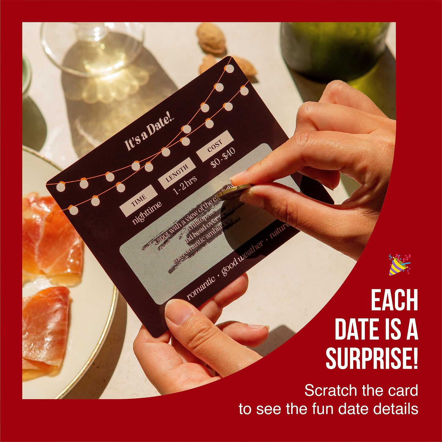It's a Date! 40 Fun and Romantic Scratch Off Date Night
