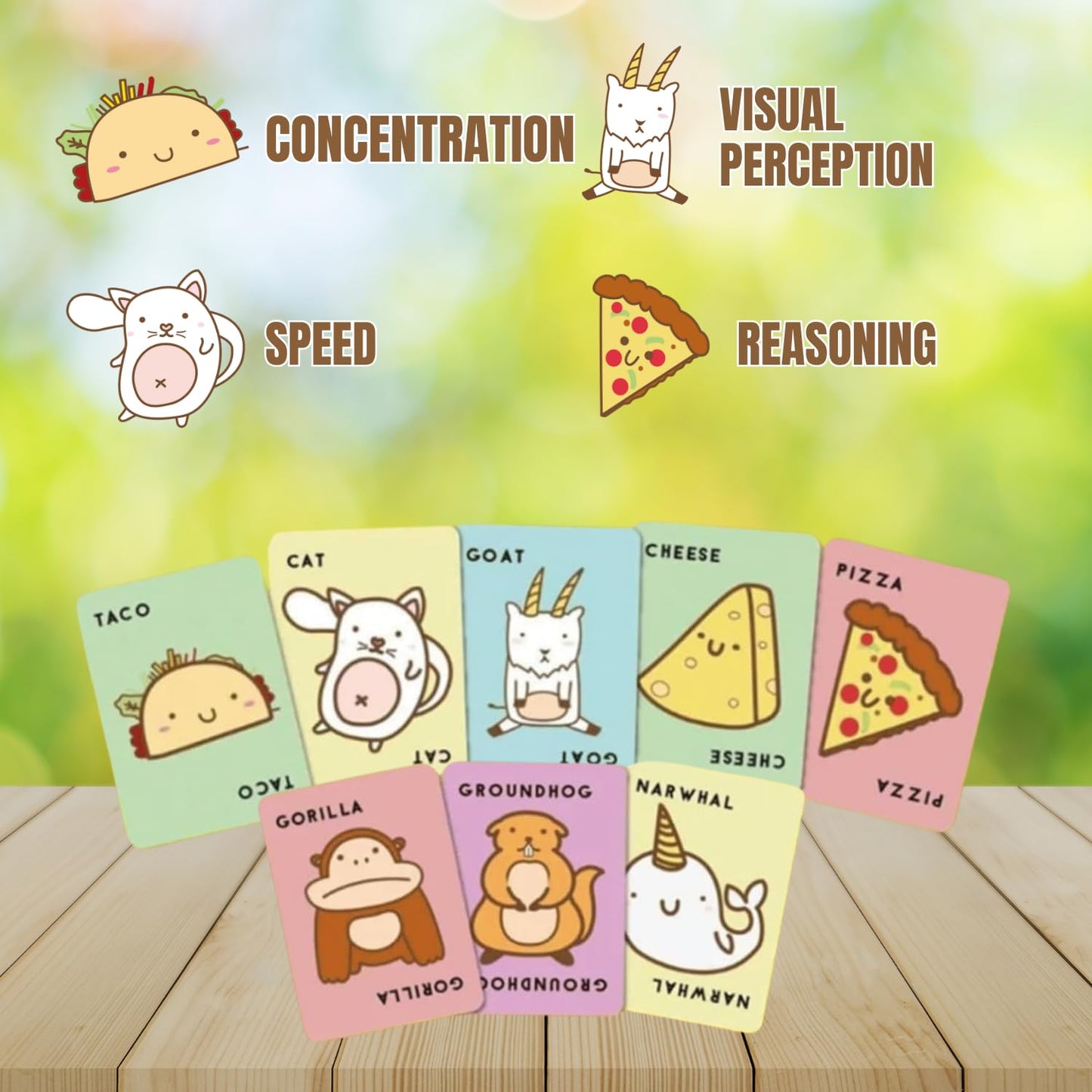 Blue Orange Taco Cat Goat Cheese Pizza The Party Card Game