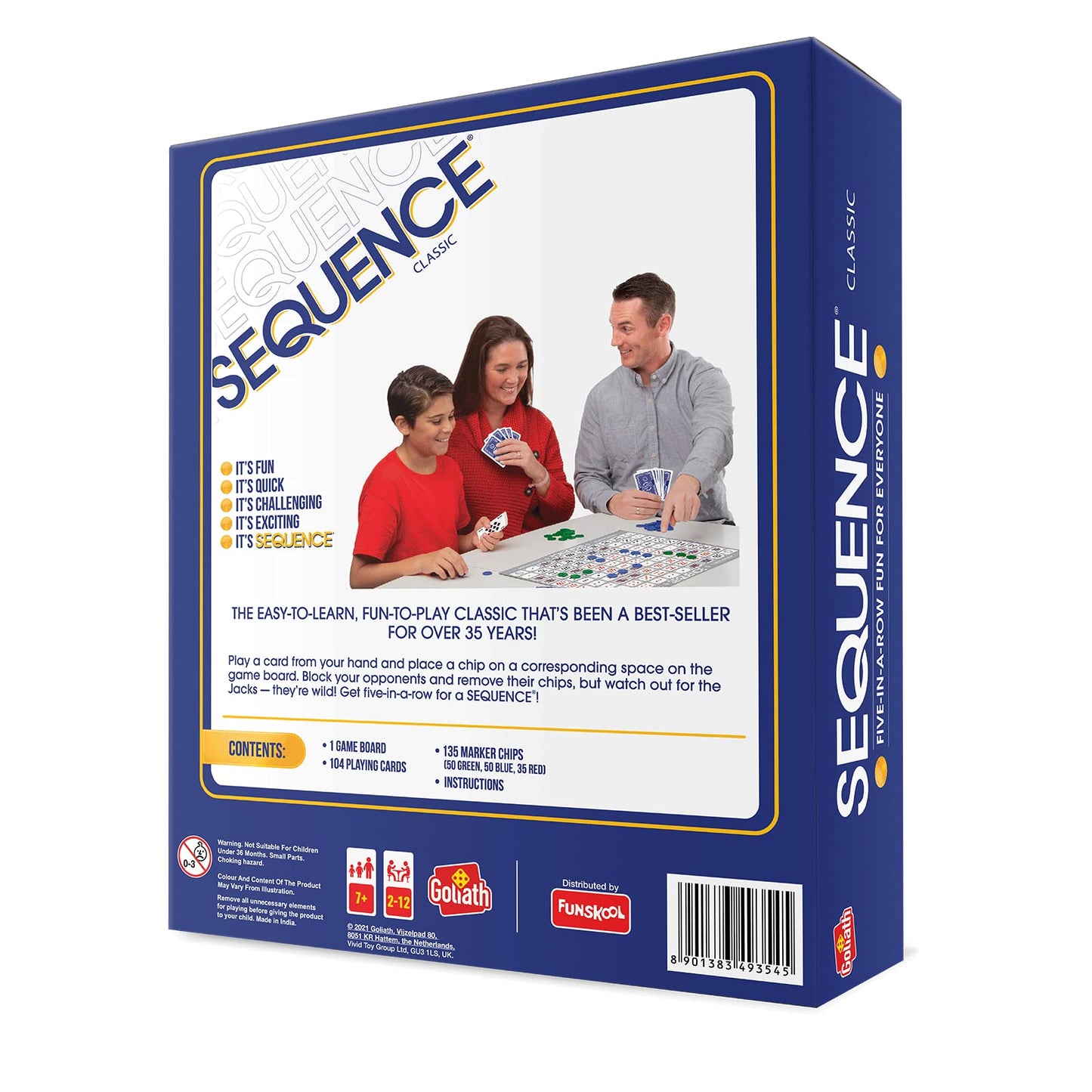 Funskool The Original Sequence Strategy Board Game