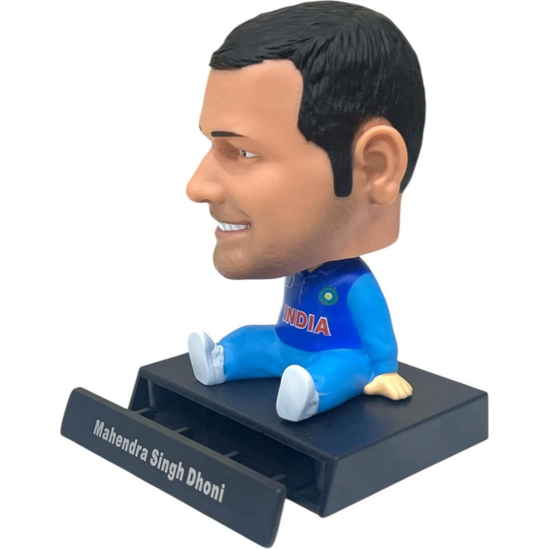 Mahendra Singh Dhoni Bobblehead With Mobile Stand