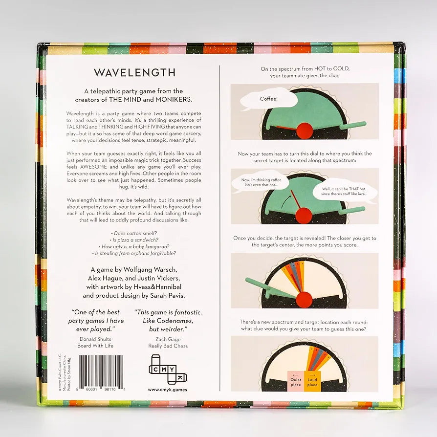 Wavelength Telepathic Party Board Game