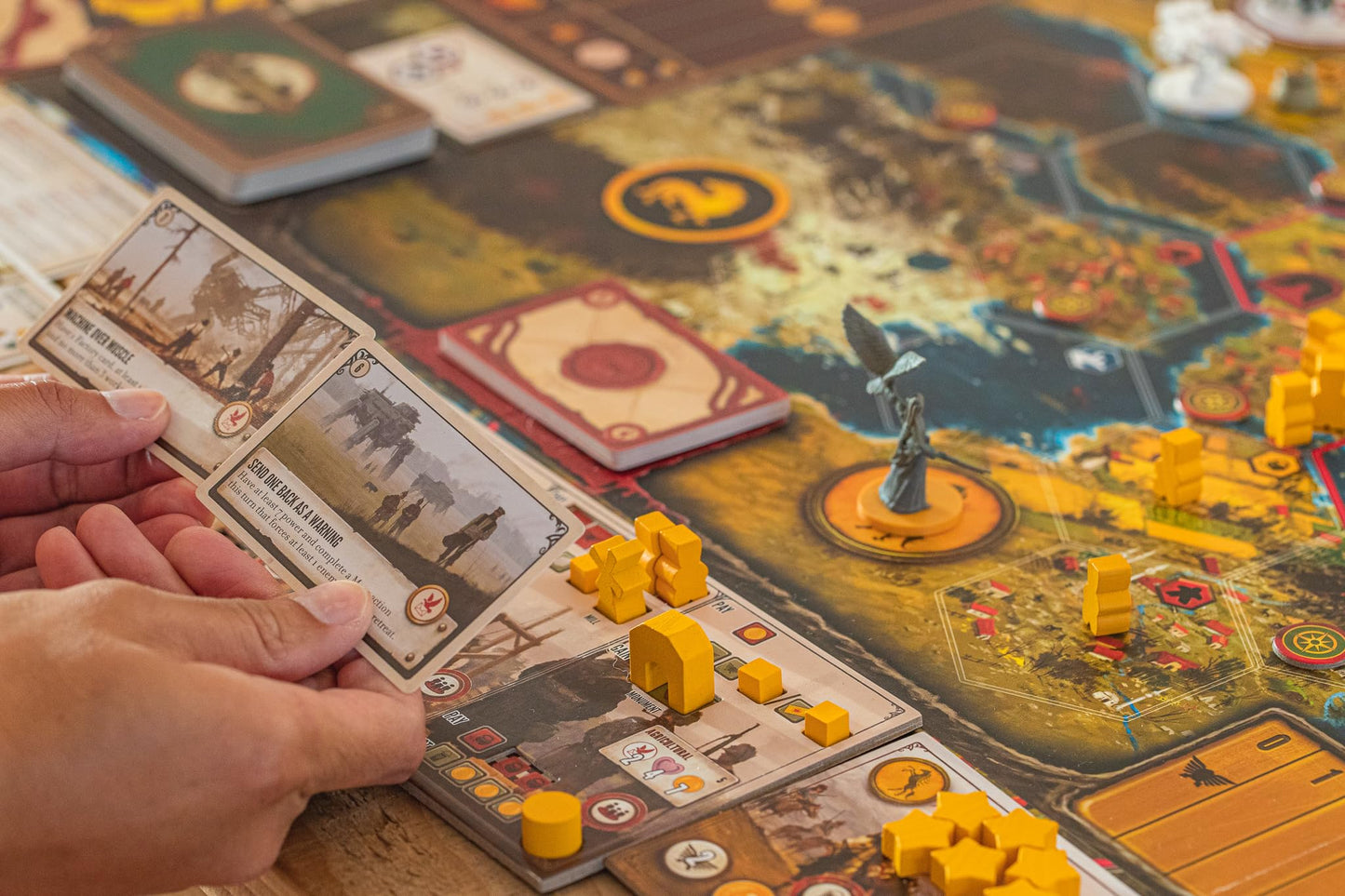 Stonemaier Games Scythe - an Engine Building Area Control Strategy Board Game