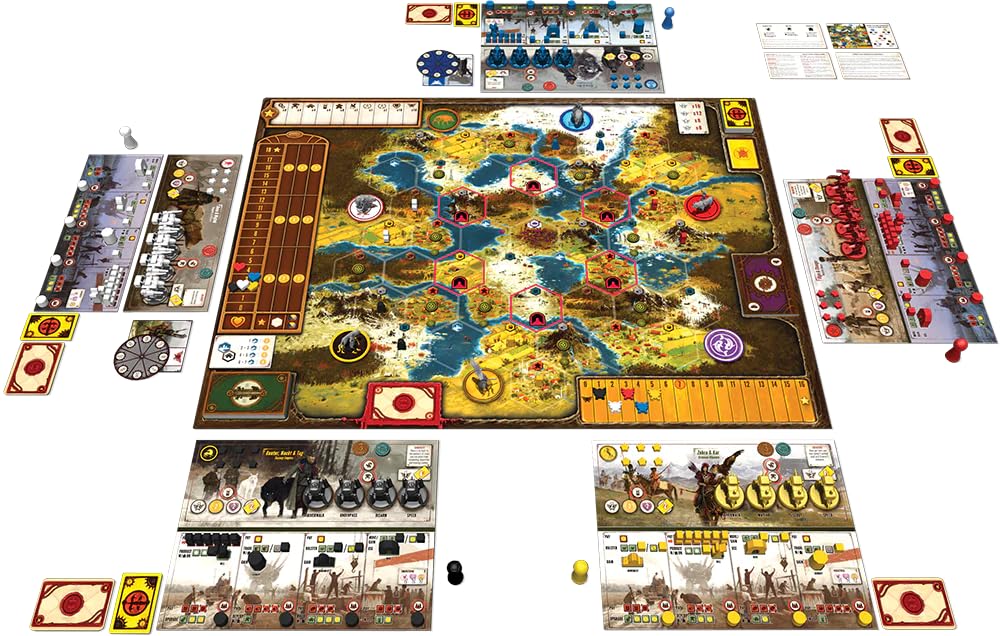 Stonemaier Games Scythe - an Engine Building Area Control Strategy Board Game