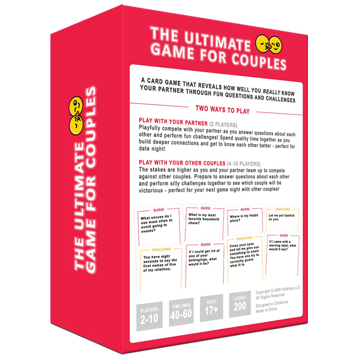 The Ultimate Game for Couples Great Conversations and Fun Challenges for Date Night
