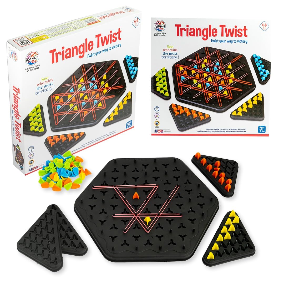 Ratna's Triangle Twist Strategy Board Game