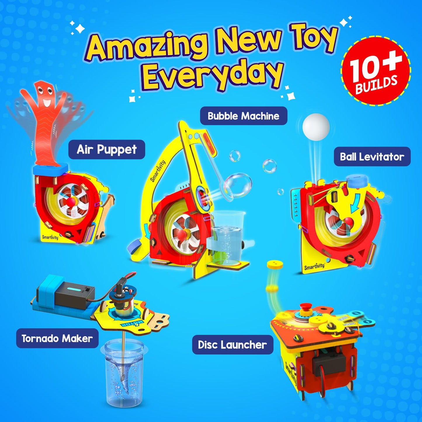 Smartivity Motor Gadgets 6 - 14 years DIY STEM Construction Toy