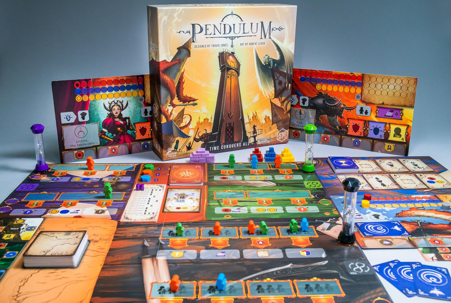 Stonemaier Games Pendulum A Worker Placement Time Optimization Strategy Board Game