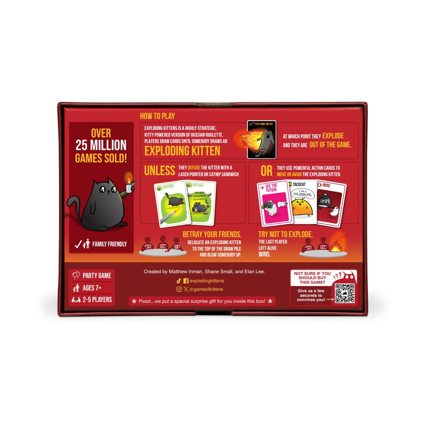 Exploding Kittens Hilarious Game for Family Game Night