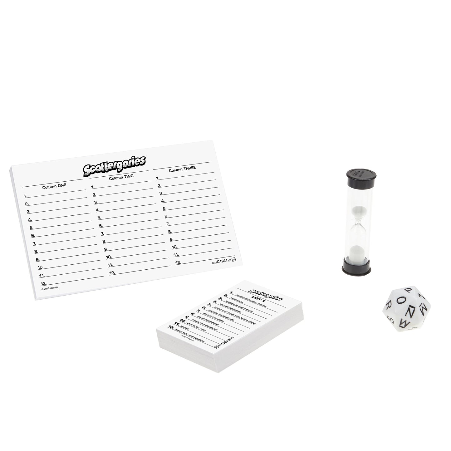 Scattergories Fast-Paced Word Game for 2-6 Players Ages 12+