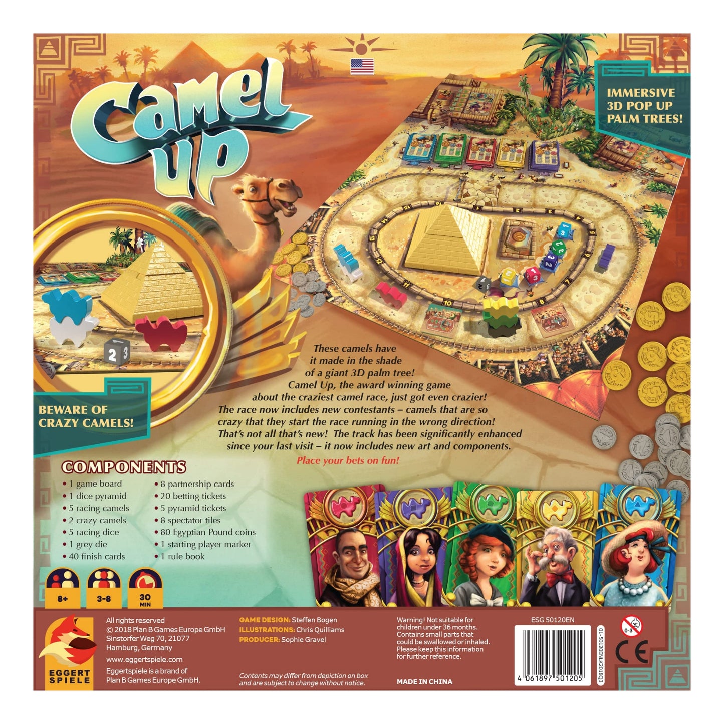 Camel Up Second Edition Strategy Board Game
