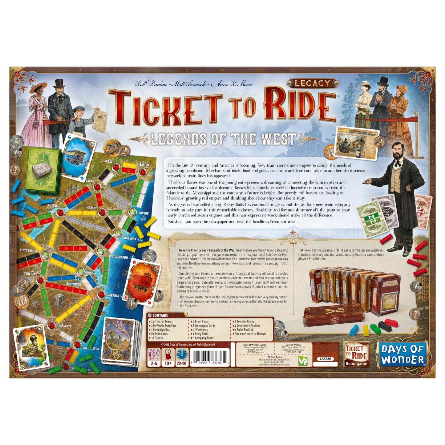 Asmodee Ticket to Ride Legacy Legends of The West Board Game