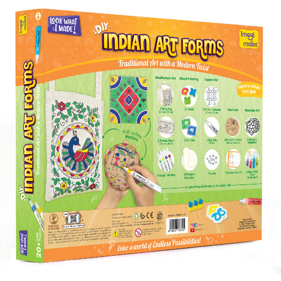 Imagimake Learn Indian Art Forms Arts and Craft DIY Kit
