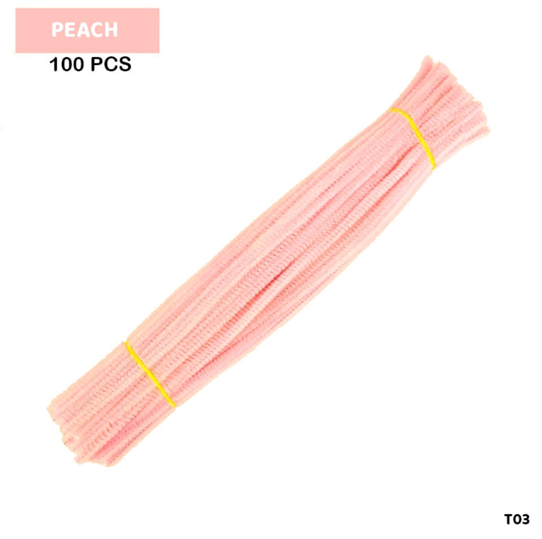 Pipe Cleaner Plain 100 Pc's Single Shades