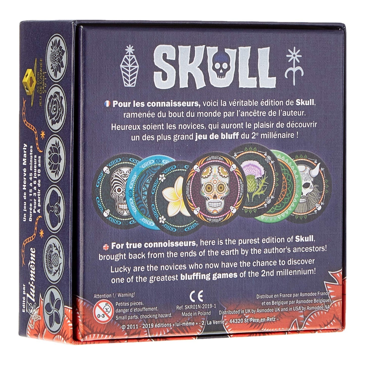 Skull Party Game - Bluffing and Strategy Board Game