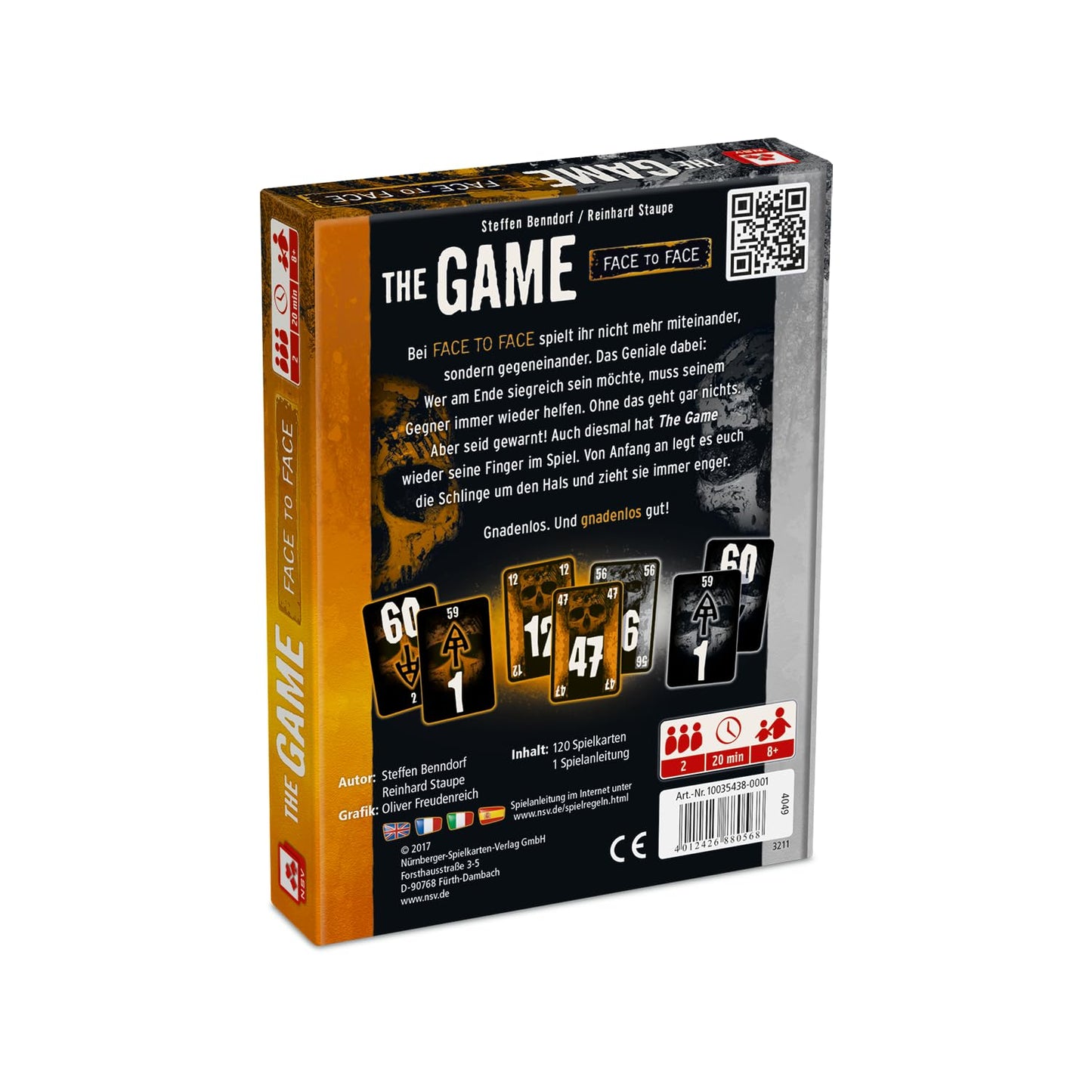 Pandasaurus Games The Game Face to Face Strategy Duel