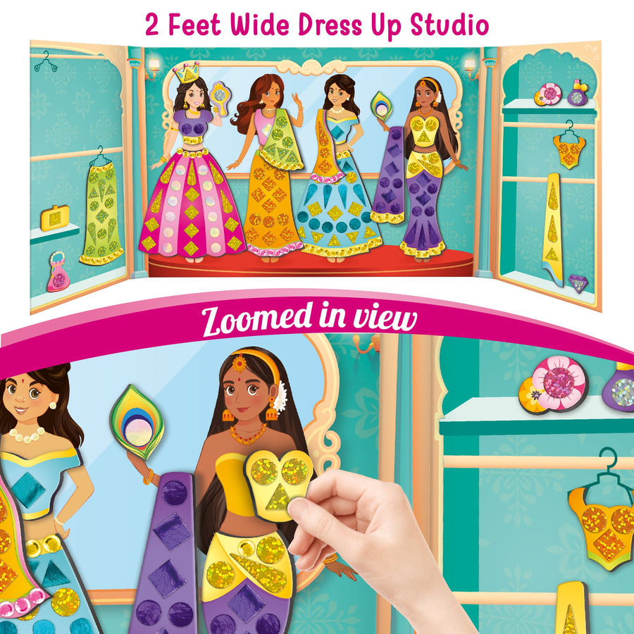 Imagimake DIY Magnetic Dress-Up Indian Princess