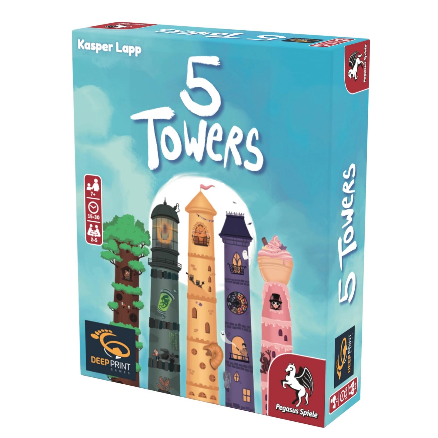 Pegasus Spiele 5 Towers Card Game