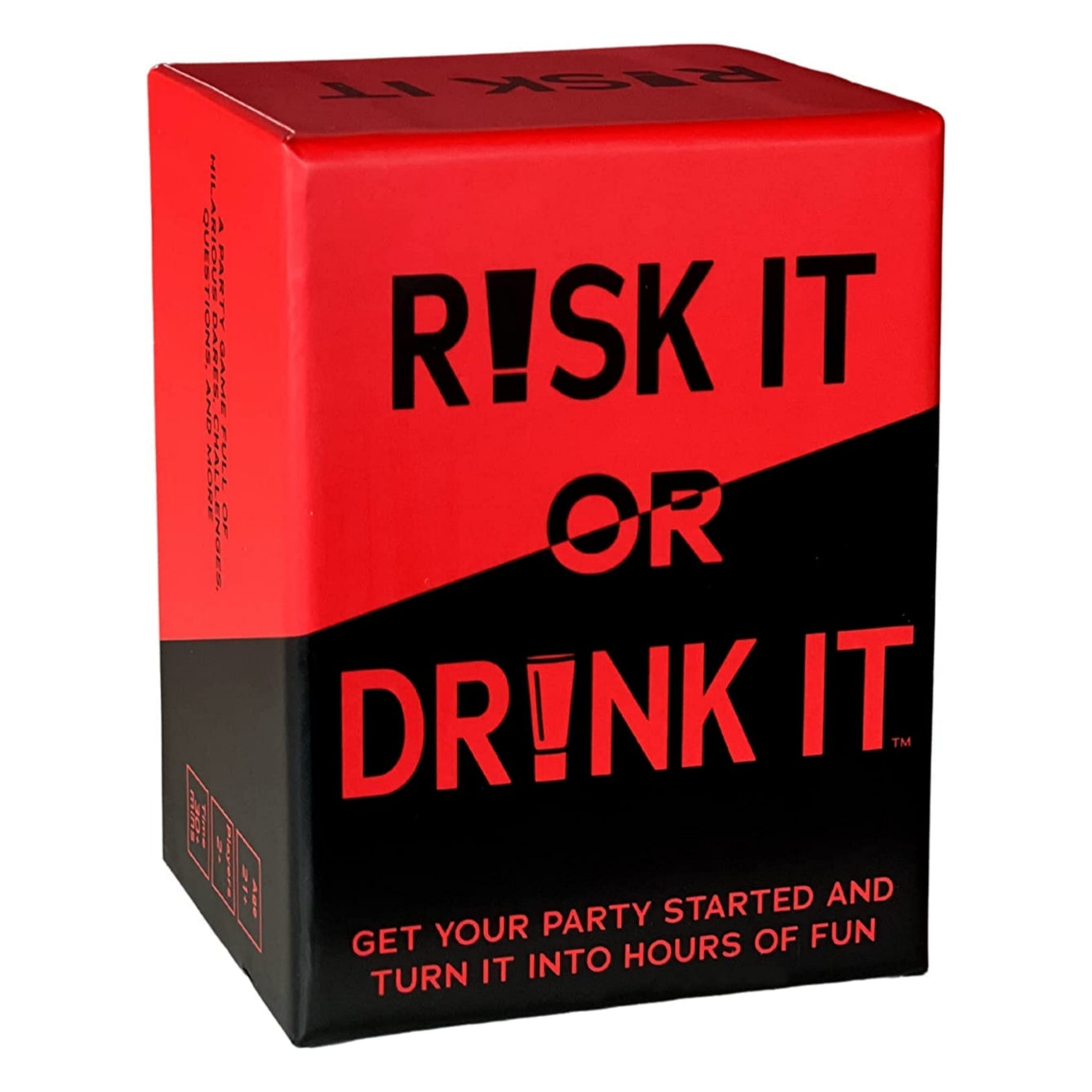 RISK IT OR DRINK IT Fun Drinking Game for Parties: 150 Hilarious Dares & Risky Questions for Adults Games Nights