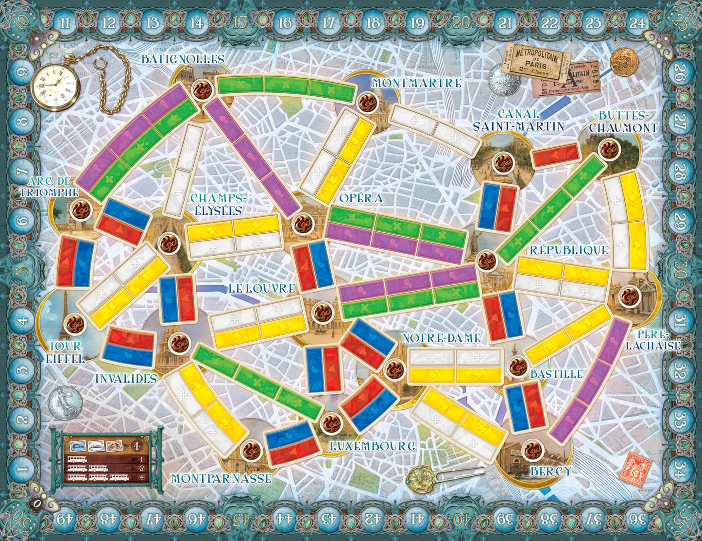 Asmodee Ticket to Ride Paris Board Game