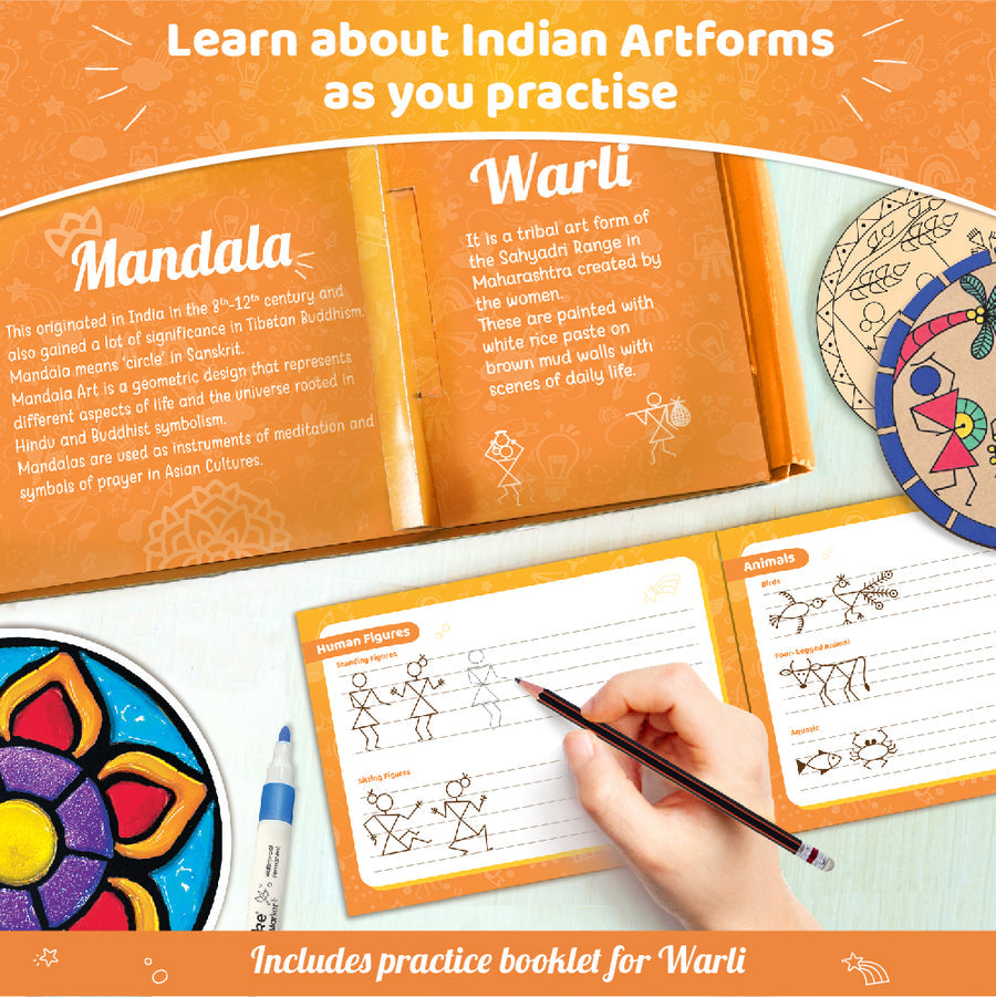 Imagimake Learn Indian Art Forms Arts and Craft DIY Kit