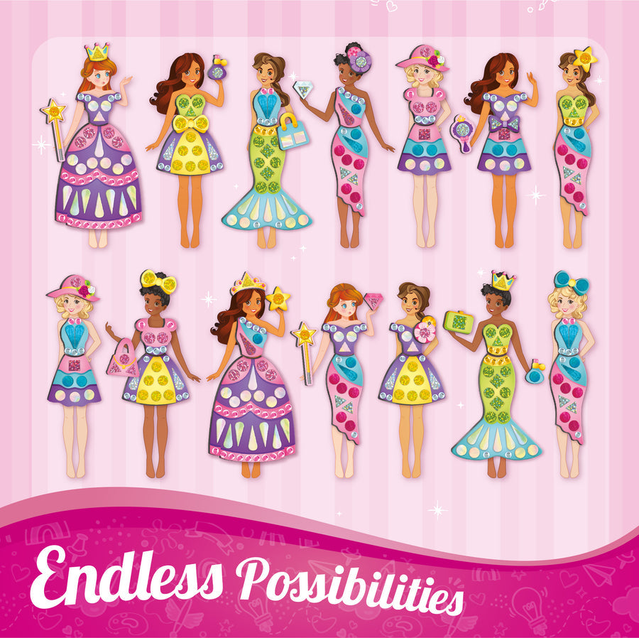 Imagimake DIY Magnetic Dress-Up Princess