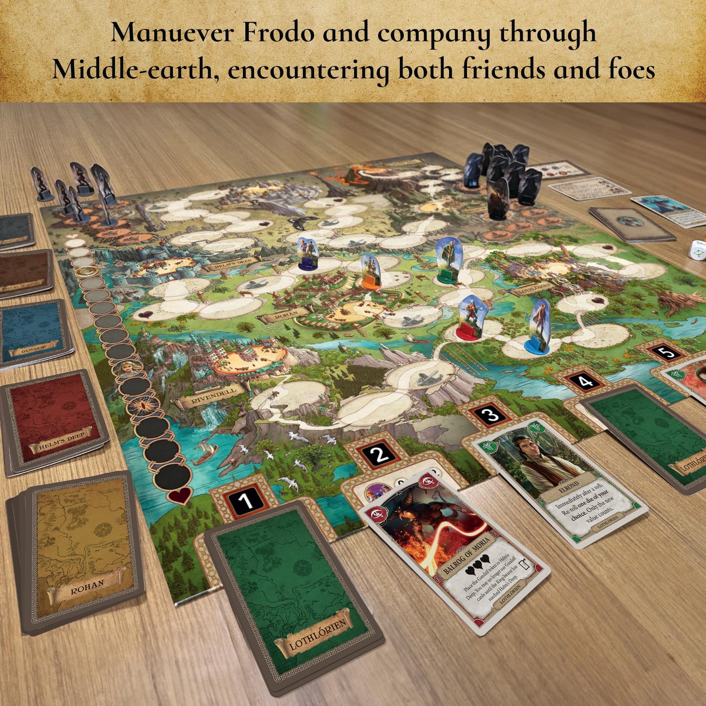 The Lord of The Rings Adventure to Mount Doom Strategy Board Game