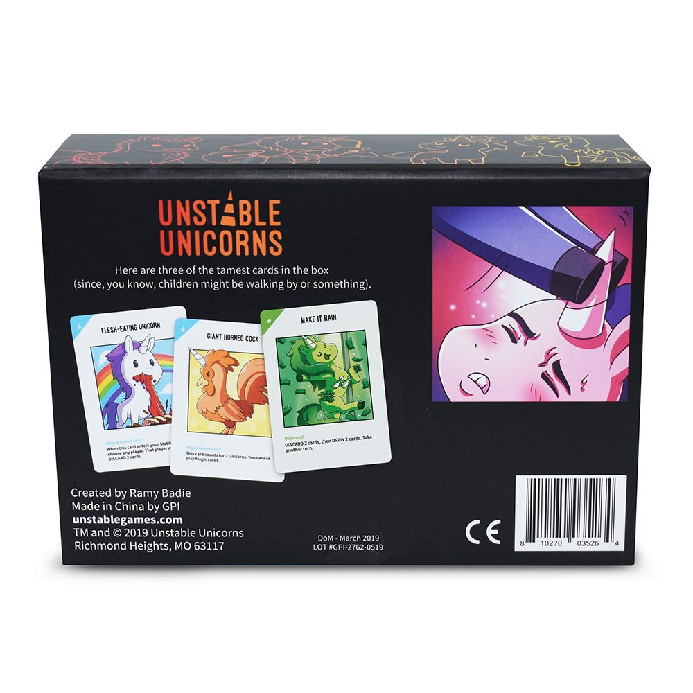 Unstable Unicorns NSFW Card Game