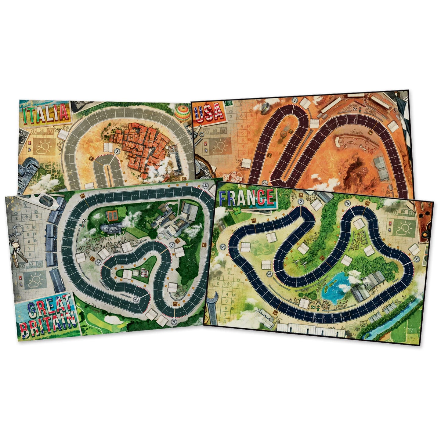 HEAT Pedal to the Metal Board Game Intense Car Racing and Strategy Game